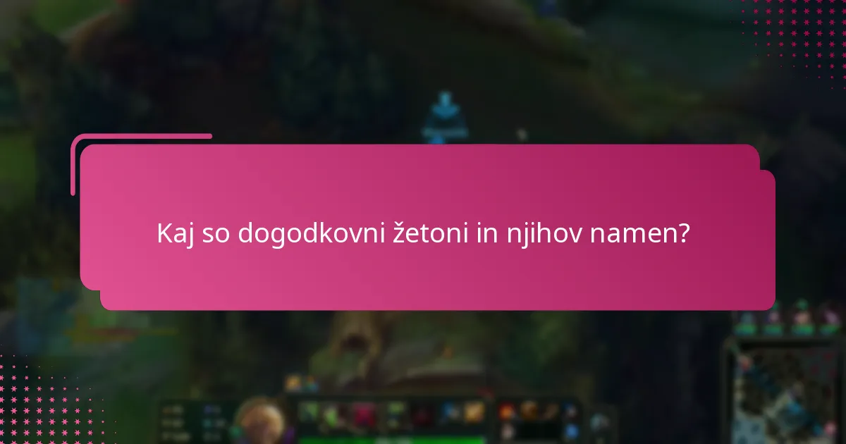 Kako ustvariti dogodkovne žetone korak za korakom?