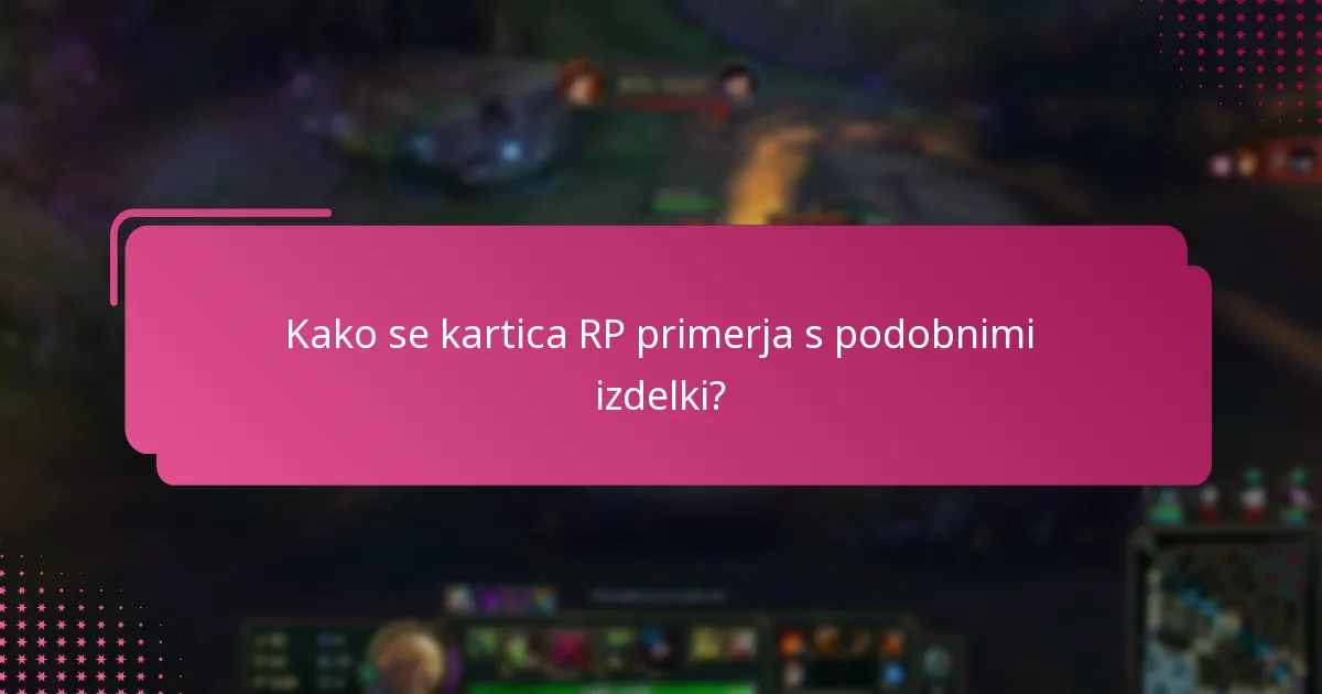 Katere so zgodbe o uspehu, povezane s kartico RP?