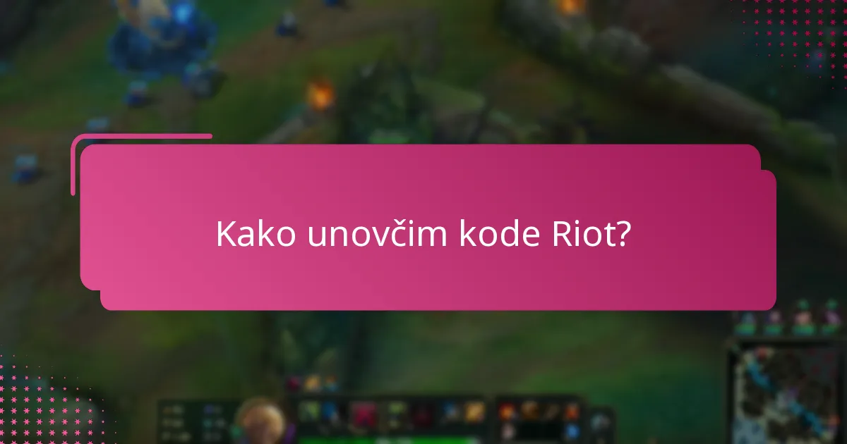 Kako se kode Riot primerjajo z drugimi valutami v igri?