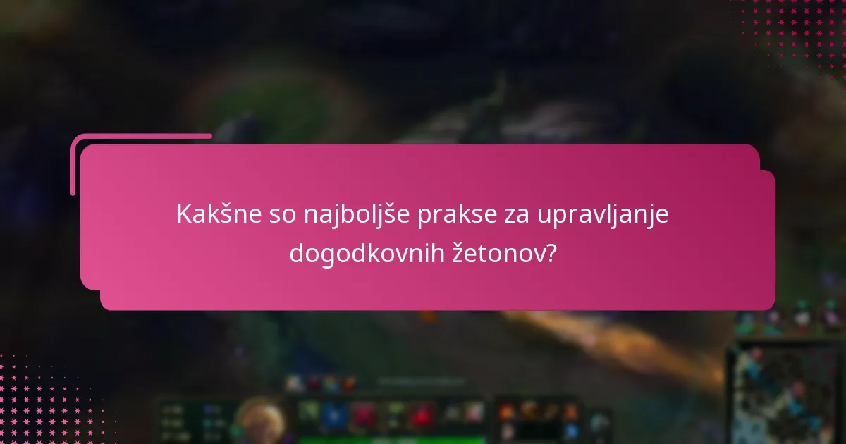 Kje lahko najdem video predstavitve za procese dogodkovnih žetonov?